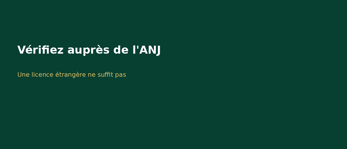 Résumé de la légalité des jeux en ligne en France