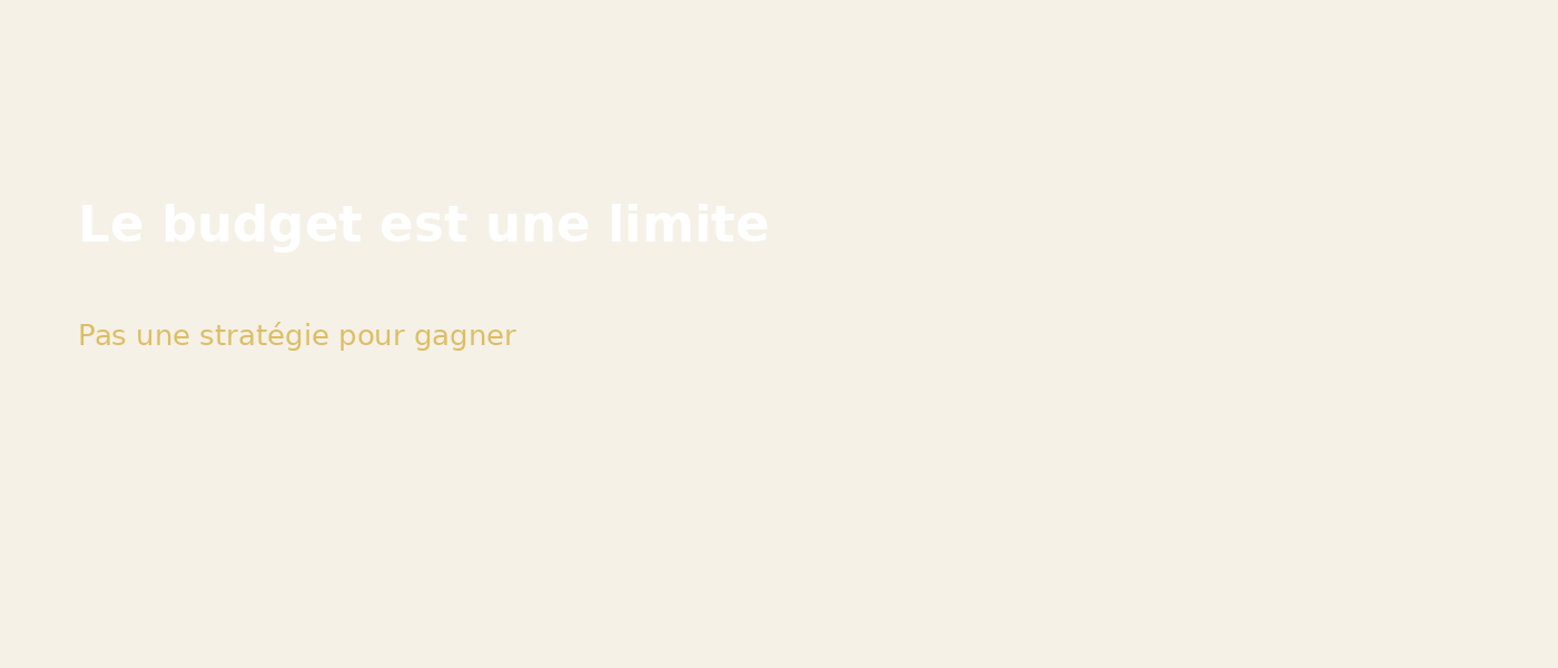Résumé pour garder le contrôle de son budget de jeu