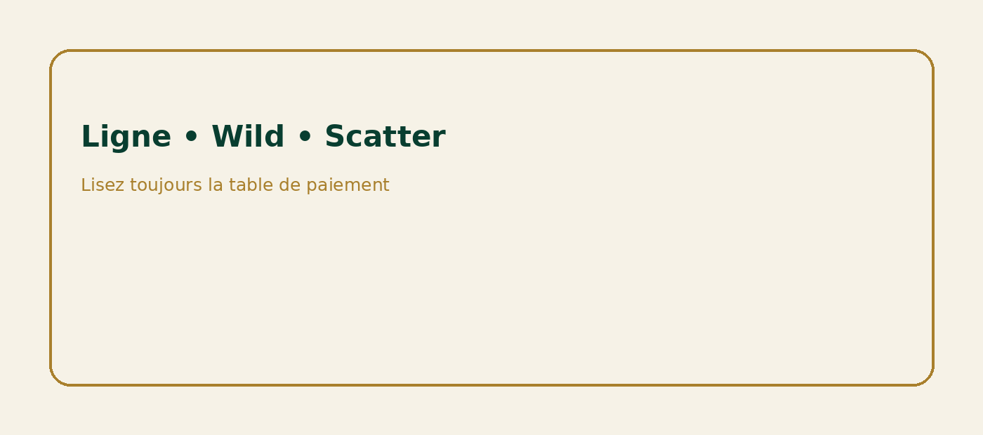 Exemples de lignes de paiement