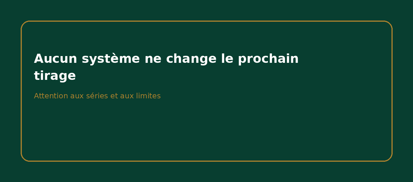 Résumé des systèmes de mise